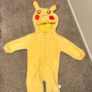 Yellow Pikachu Kids One Piece
